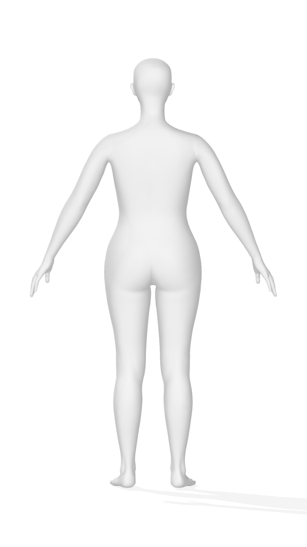 3D аватар манекена Моника