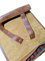 Пенал-скрутка для хранения игральных костей (коричневый)