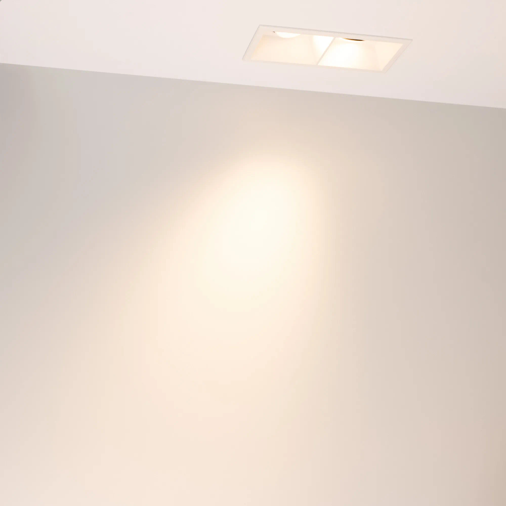 Светильник MS-FLOW-BUILT-S157x85-2x12W Warm3000 (BK, 55 deg, 230V) (Arlight, IP20 Металл, 5 лет) 055926