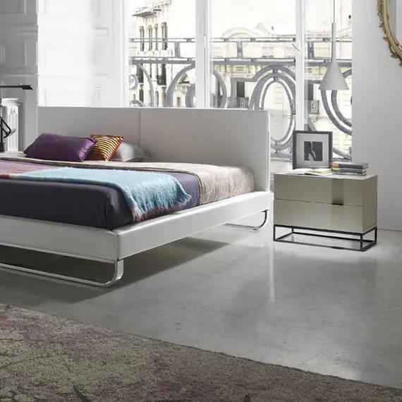 Прикроватная тумбочка Angel Cerda Estetico 7004, жемчужно-серая