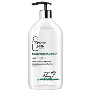 Kream Milk Мягкая пенка с экстрактами молочного протеина и козьего молока- Mild Feminine Cleanser, 520мл