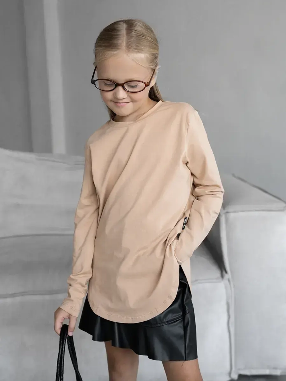 Лонгслив для девочки