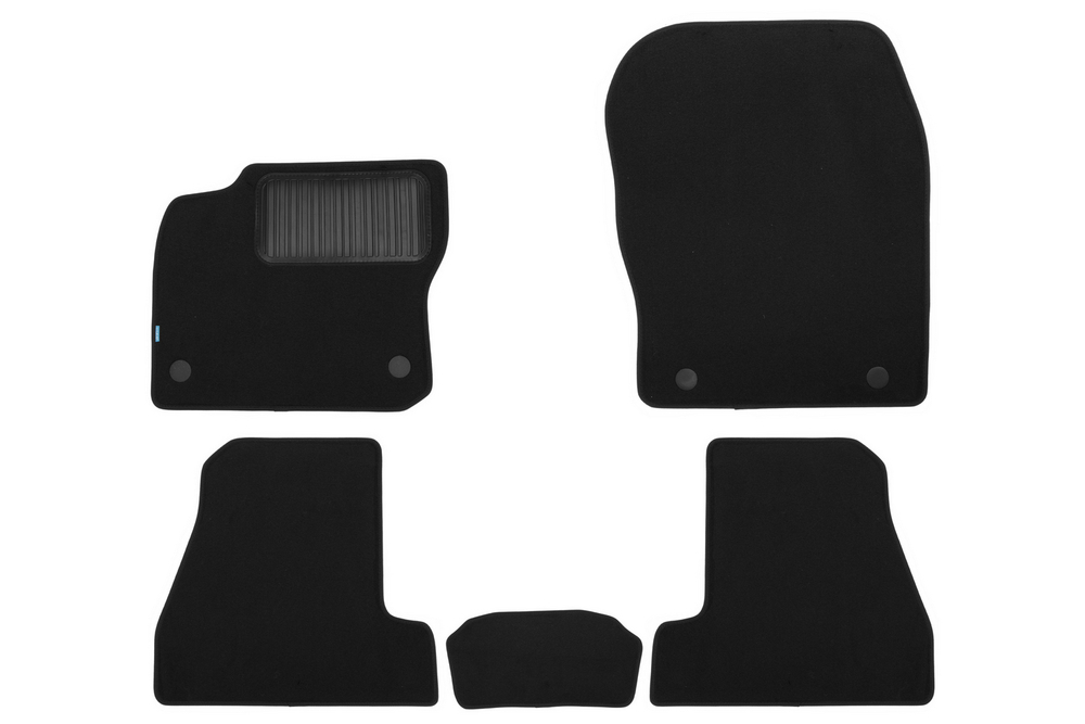 Коврики в салон Klever Premium FORD Focus 3 2011-2015, 2014-2019, хэтчбек, 5 шт. (текстиль) Klever.KLEVER03163222110KH