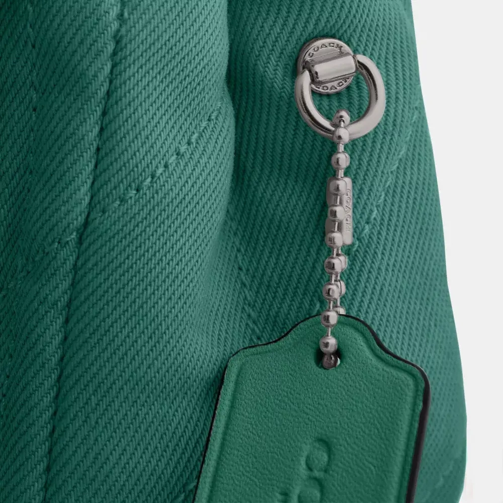 COACH СУМКА ЧЕРЕЗ ПЛЕЧО TABBY 20 С МЯГКОЙ ПОДКЛАДКОЙ, ЗЕЛЕНЫЙ