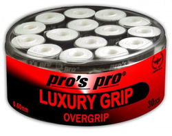 Теннисные намотки Pro's Pro Luxury Grip (30P) - белый