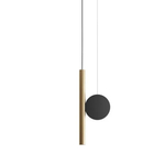 Pendant design lamp  Doi Meneghello by Luceplan (Gold)