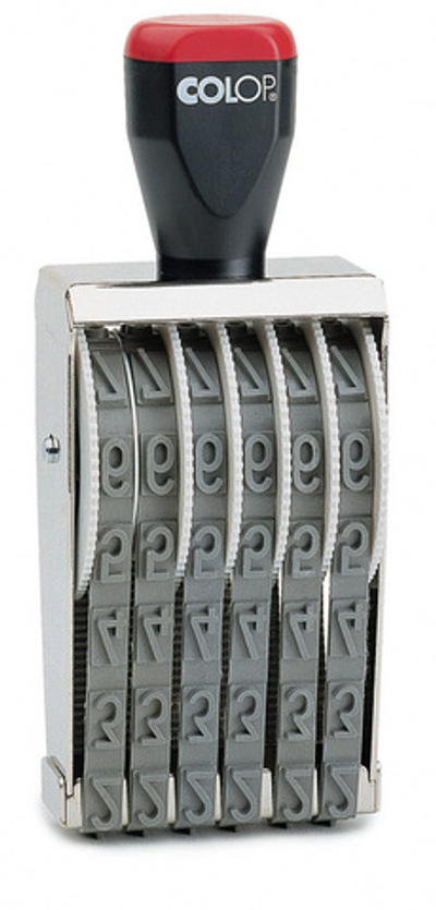 Ленточный нумератор Colop 12006, высота 12 мм, 6 разрядов