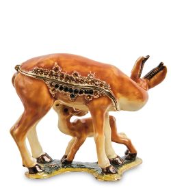 Nobility JB- 38 Шкатулка «Косуля с детенышем»