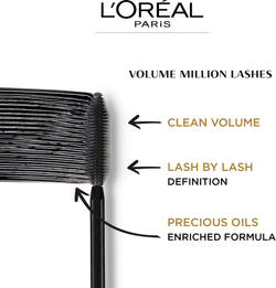 L’Oreal Paris Volume Million Lashes Extra Black - Тушь для удлинения и густоты ресниц, 9 ml