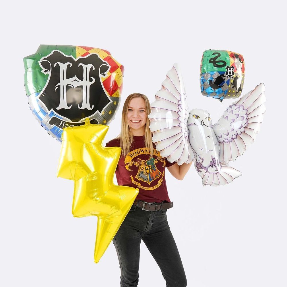 AN Шар Фигура/P38 Гарри Поттер герб Хогвартса 27"/68CM W X 25"/63CM H (БГ-97)  Изображение2