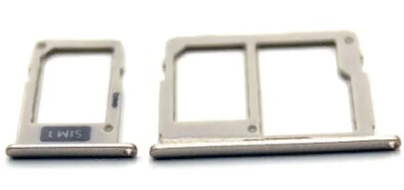 Лоток Sim карты и карты памяти (два слота) для Samsung Galaxy A6 A600F / A6+ Plus A605F 2018 (Gold)