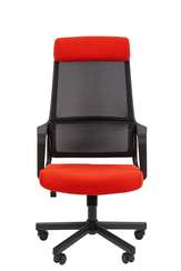 Офисное кресло Chairman 590 Россия черный/красный