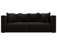 Диван прямой Лига-052 НПБ, BRUT 17 ВЕЛЮР коричневый