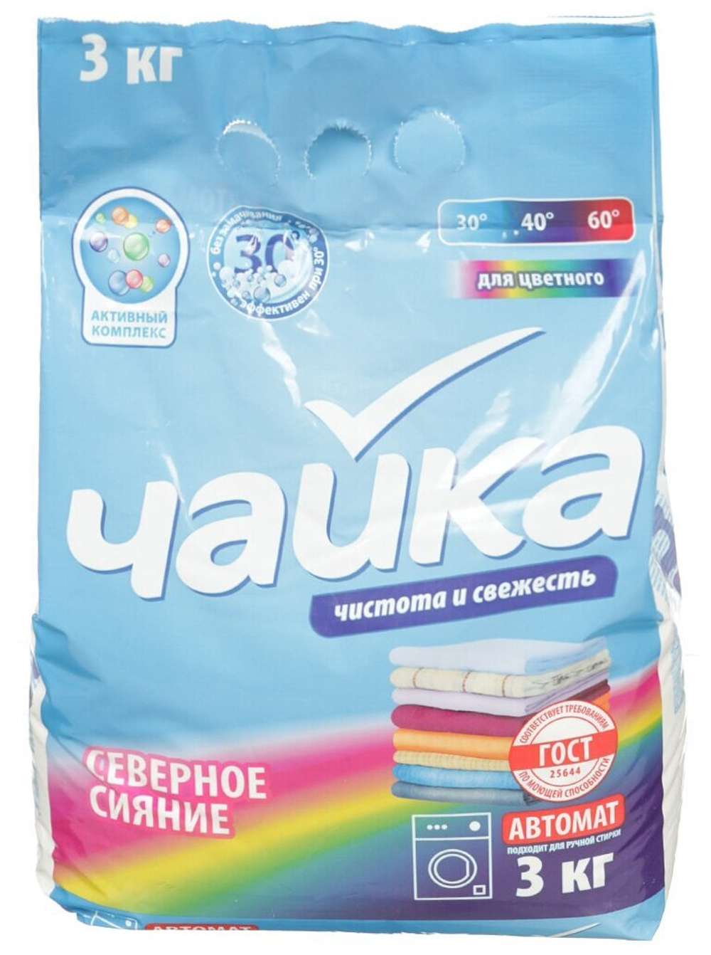 ПОРОШОК АВТОМАТ ЧАЙКА 3КГ СЕВЕРНОЕ СИЯНИЕ 2409
