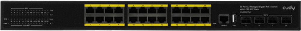 Коммутатор управляемый Cudy GS5024PS4-400W
