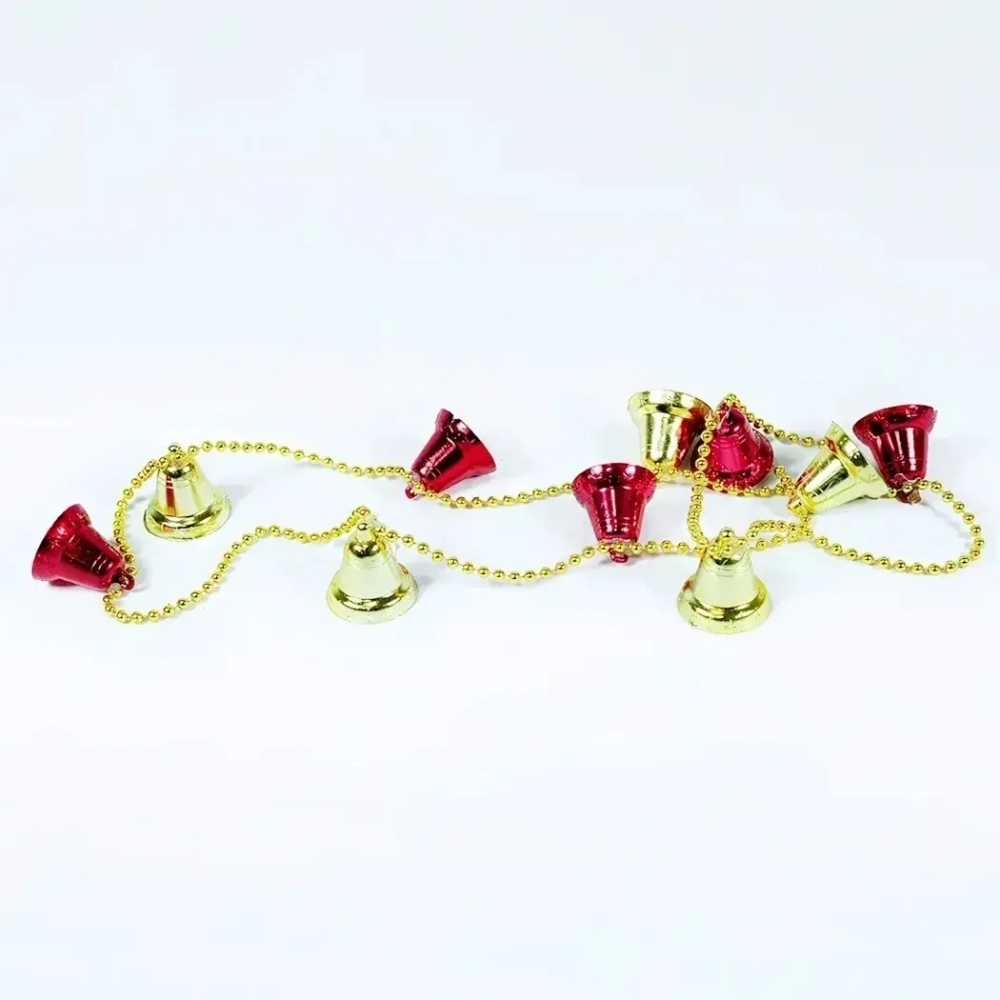 Елочное украшение Бусы Колокольчики 1,2м HM9155-21-48