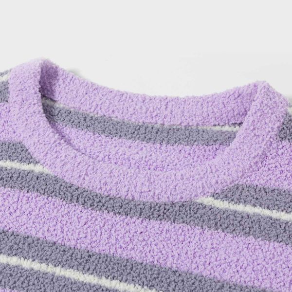 Свитер Soft Strips Фиолетовый - фото 3