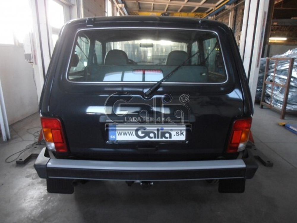Фаркоп оцинкованный Galia L001A для Лада Нива ВАЗ 2121, 21213, 21214, 2131 / Lada Niva 1976-2014(паспорт и сертификат в комплекте)(без электрики)