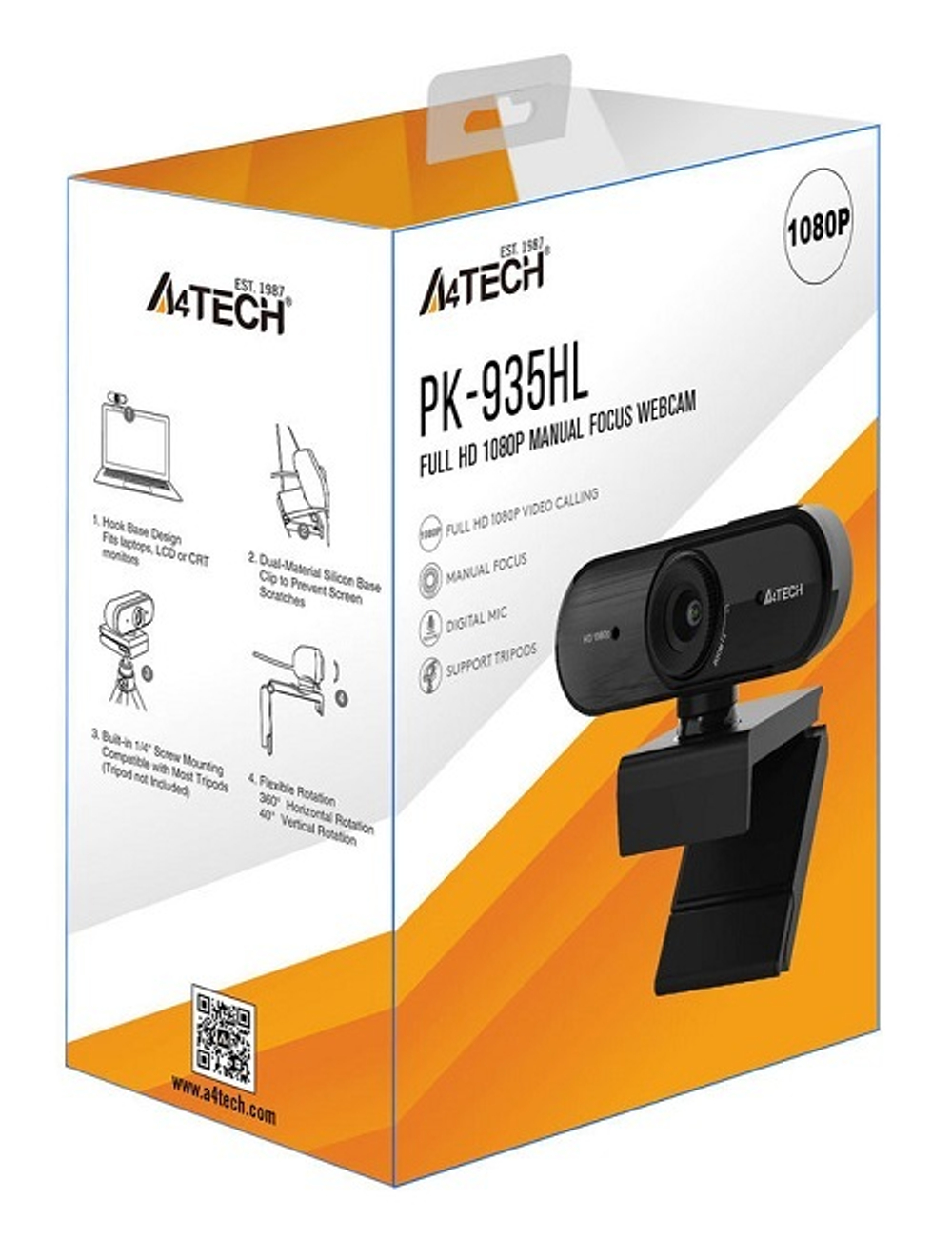 Веб-камера  A4Tech PK-935HL