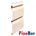 Сайдинг панель слоновая кость коллекция Standart Classic Color 3660х205мм FineBer