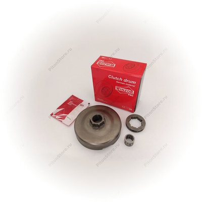 Корзина сцепления б/п Husqvarna 365/372 (3/8"-7, 78.5/16-мм, с/в, подшипник) [Winzor]