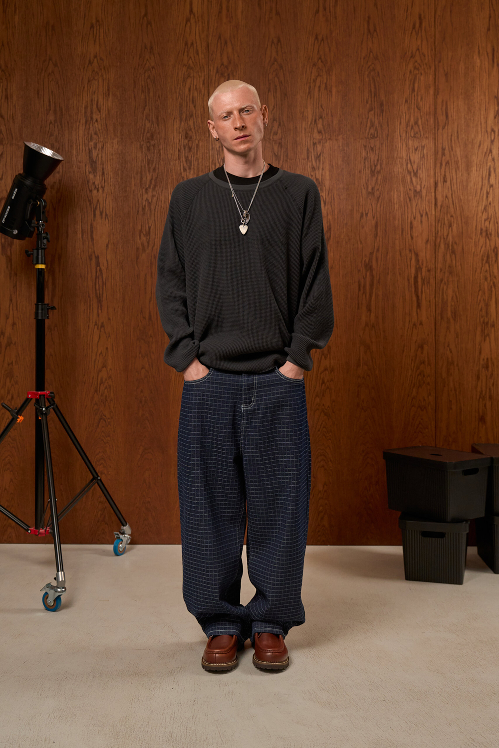 Лонгслив Appetite Waffle Longsleeve "Graphite"