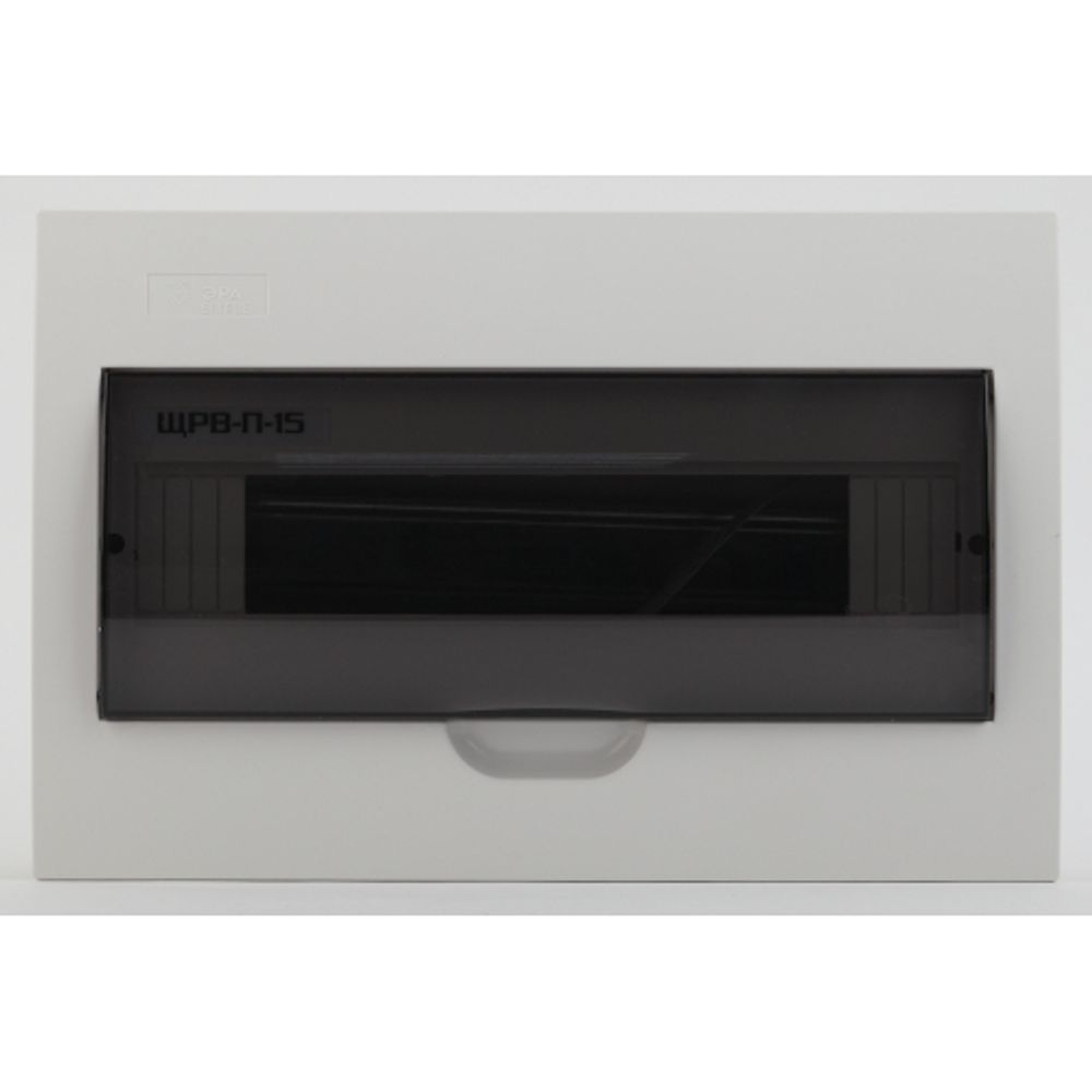 Корпус пластиковый встраиваемый ЭРА SIMPLE ЩРВ-П-15 IP41 прозрачная крышка белый | Корпуса пластиковые