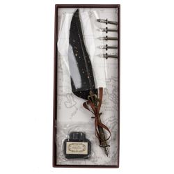 GAEM Набор подарочный: ручка перьевая, 5 наконечников, чернильница, L28 W11,5 H3,5 см