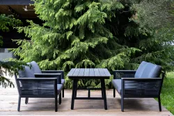 "Сан Ремо" комплект садовый для лаунж-зоны серый