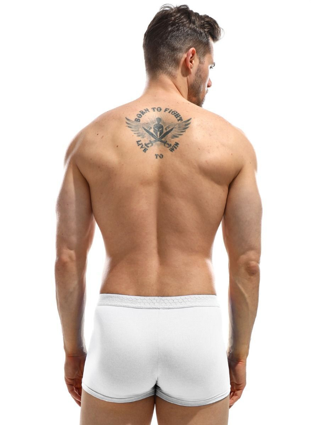 Мужские трусы-боксеры с фактурной широкой мягкой резинкой (Размер: XXL) (Цвет: зеленый)