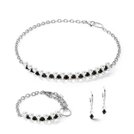 Колье Coeur de Lion Black-Silver 4080/10-1317