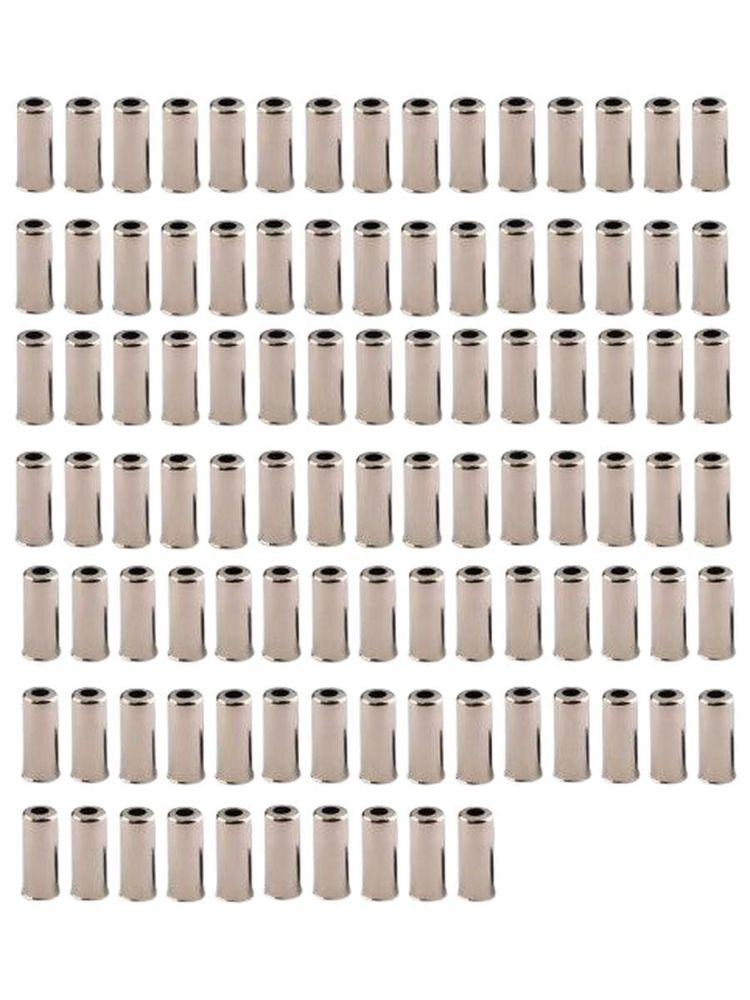 Наконечники оплетки троса тормоза, латунь, 5x10мм (100 штук) Наконечники оплетки троса тормоза, латунь, 5x10мм (100 штук)