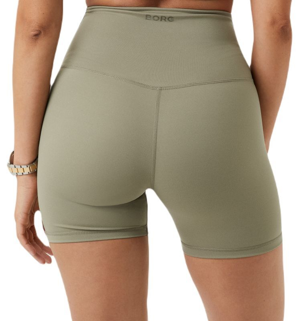 Женские Шорты теннисные Björn Borg Borg High Waist Comfort Shorts - aloe