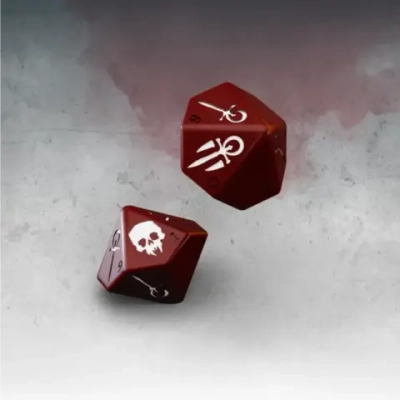 [Предзаказ] Extra Set of 2 D10 Dice (Red)
