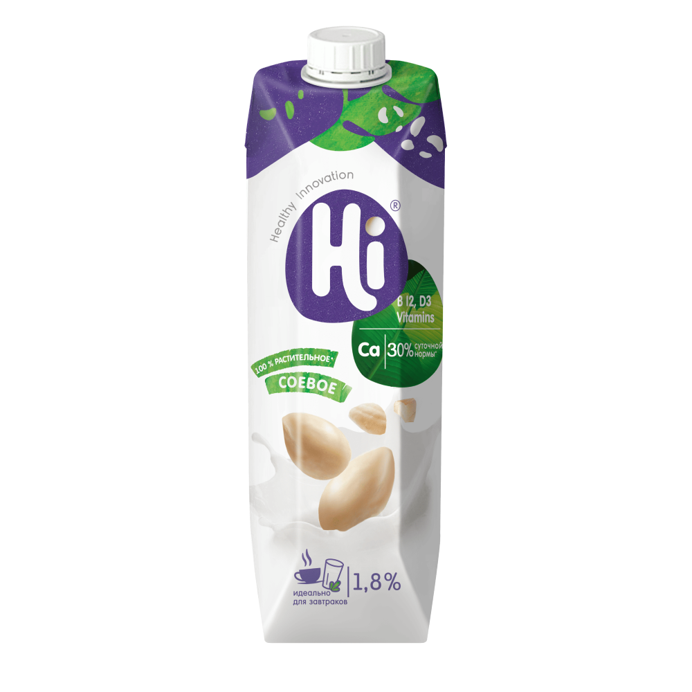 Молоко соевое Hi, 1 л