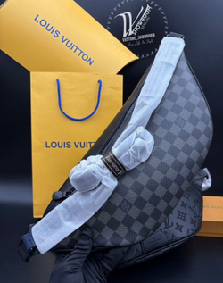 Сумка Louis Vuitton Discovery Damier серая