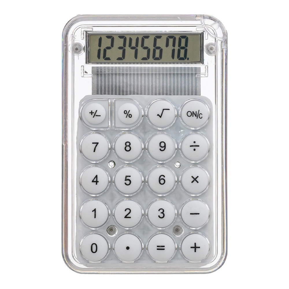 Калькулятор карманный Dexin 8 Bit, на батарейке, 8-разрядный, размер 8,5*5,5*0,8 см