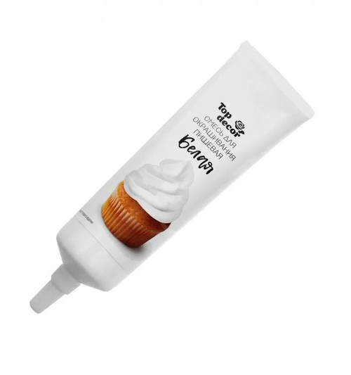 Краситель Top Decor гелевый жидкий Белый 100 гр