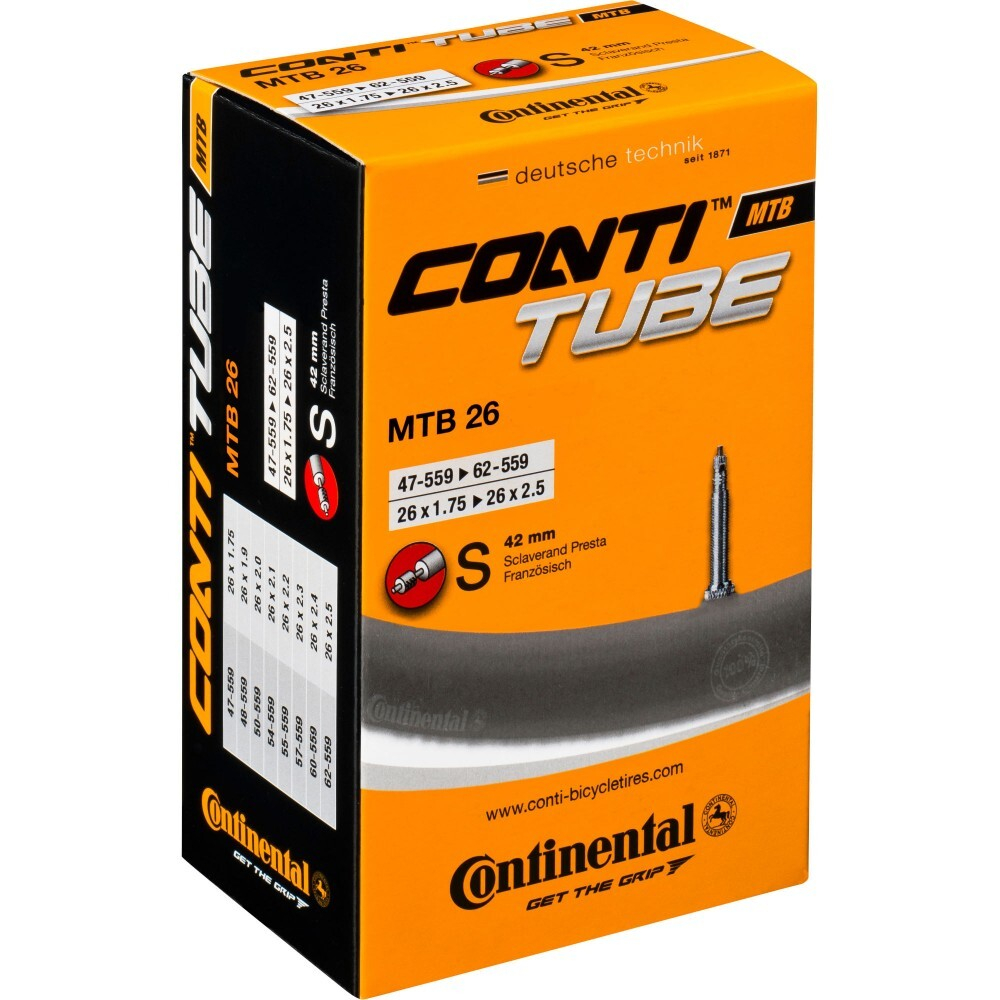 Камера. 26"x1.90-2.40 спорт 42мм 02-0181631 MTB 26 x 1,9 - 2,4 CONTINENTAL