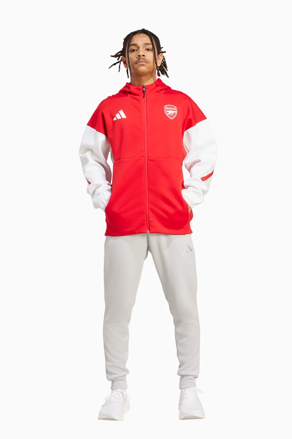 Кофта adidas Arsenal FC 25/26 Anthem - красный