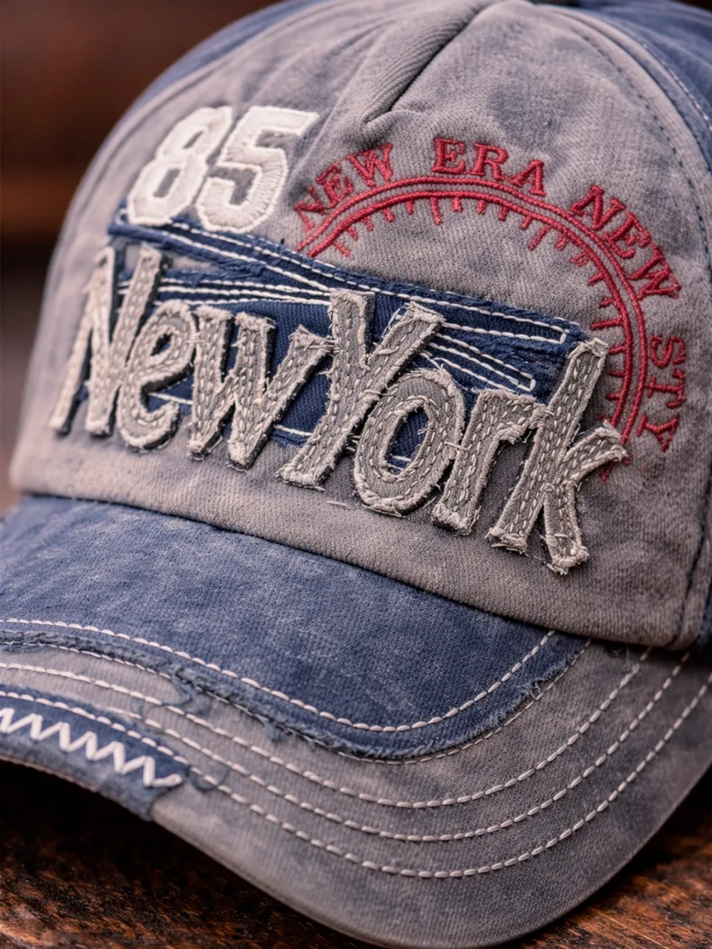 Бейсболка джинсовая New York