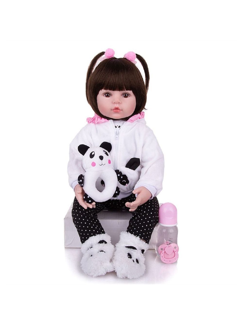 Кукла Реборн виниловая 48см в пакете (FA-062)