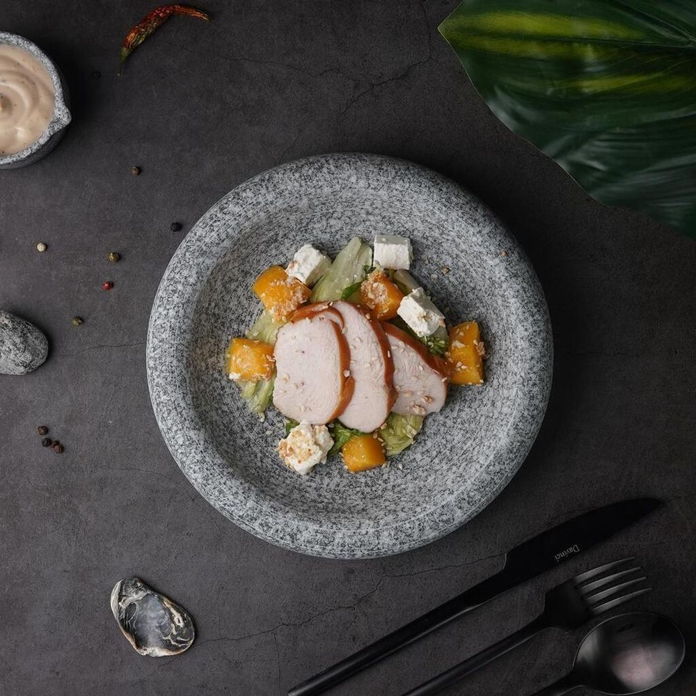 Салатник 420 мл d 20,8 см h4,5 см Stone Untouched Taiga P.L. Proff Cuisine [1]