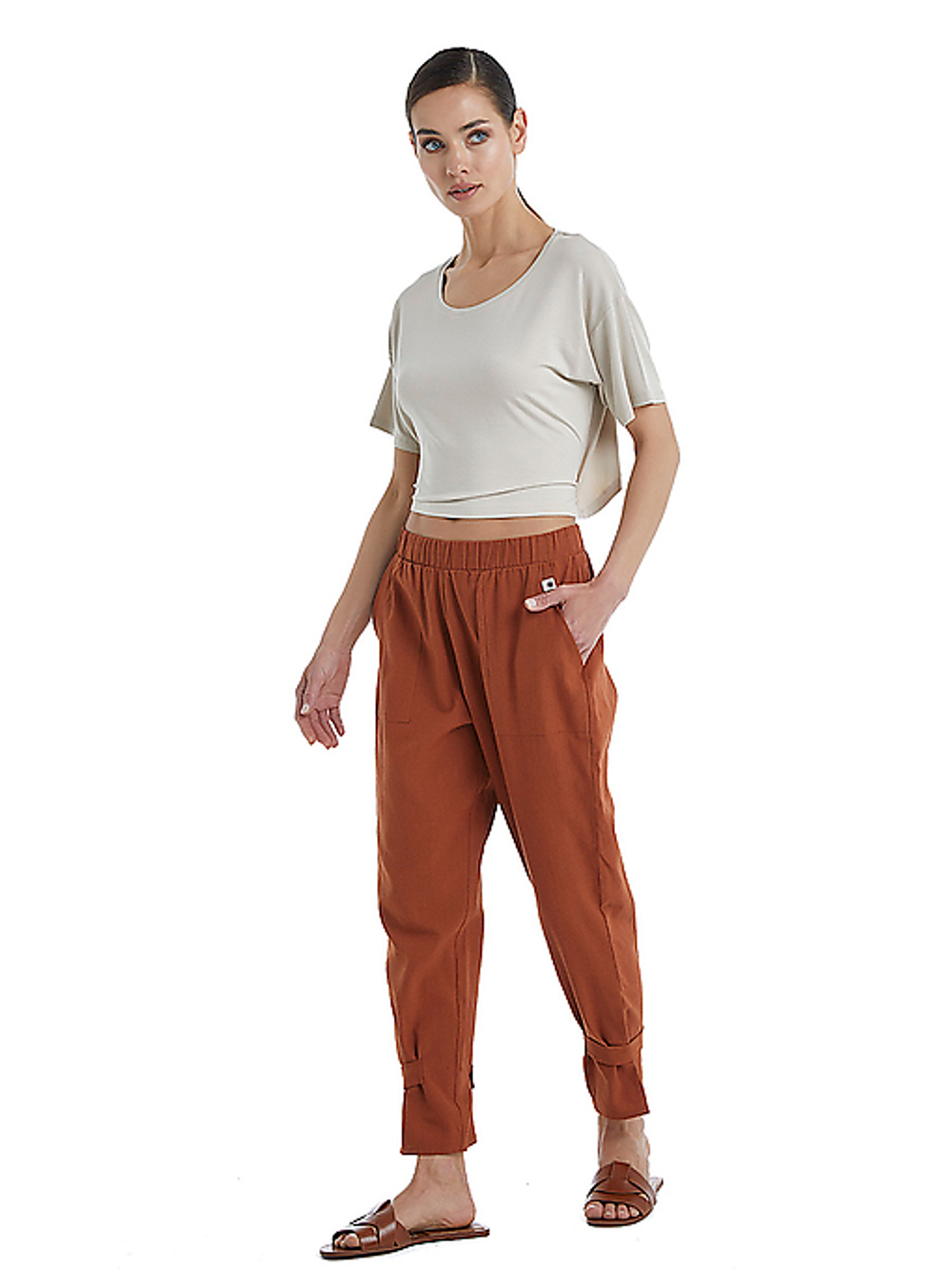 Футболка женская Bohemian Retro Stripes Loungwear