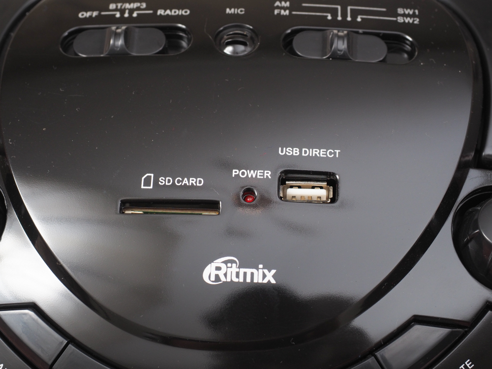 USB/SD Магнитола Bluetooth Ritmix RBB-030BT