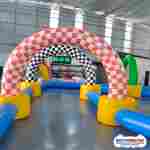 Надувная трасса «Весёлый лабиринт» игровая, 10×10×2,5 м