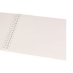 Скетчбук 160*160 мм., 20л. "Девушка с плеером" 100 г/м2, Проф-Пресс,гребень, ламинация, твин-лак, холодная фольга