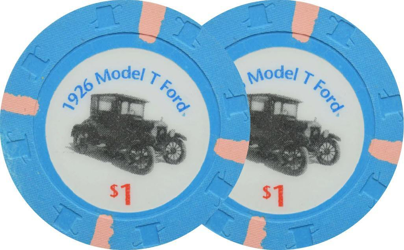 Paulson Vintage Cars $1 Chip