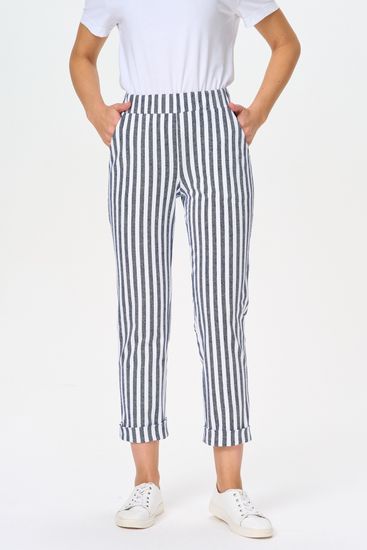 Брюки женские прямые с карманами, из хлопкового футера Лори B0205-S50