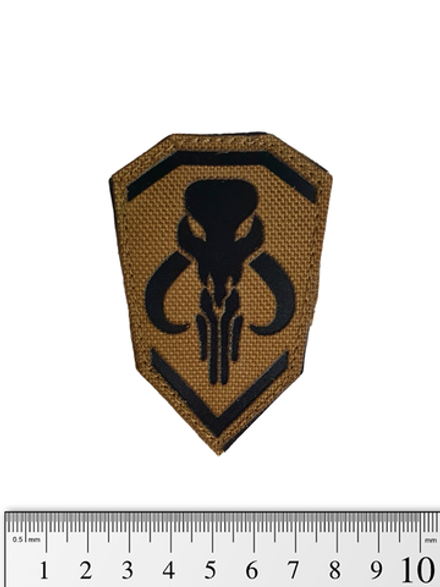 Шеврон Мандалорец кордура. Череп Мифозавра. Койот